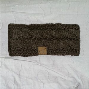 C.C Women's Brown Knit Headband